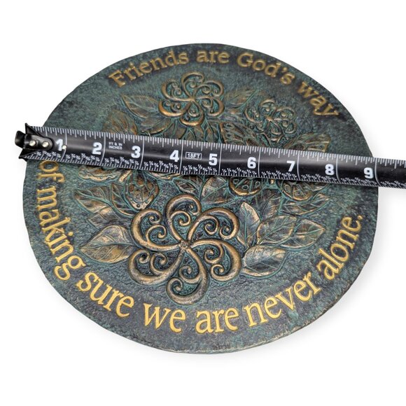 Roman Friends Garden Stepping Stone or Wall Hanging 9" Across NWT - Picture 8 of 11